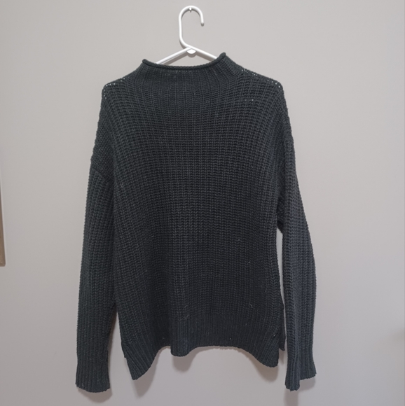 Madewell Mockneck Side Button Pullover Sweater - Picture 3 of 6